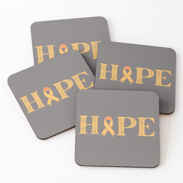 Item preview, Hope Text Orange Awareness Ribbon Design designed and sold by Gramsta.