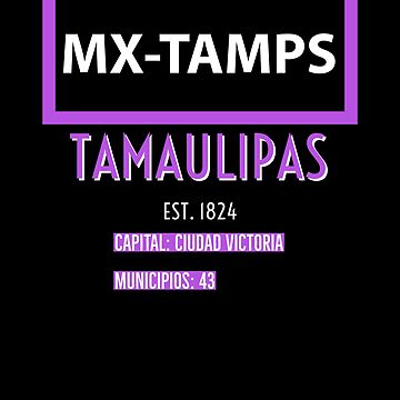 Artwork thumbnail, Tamaulipas Mexico by Mexihumor Store