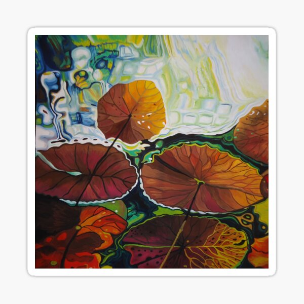 Autumn reflections II Sticker