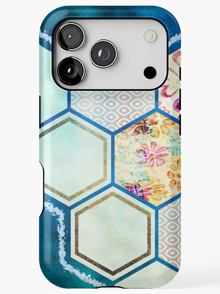 Thumbnail 1 of 4, iPhone Case, Blue pattern designed and sold by CreativeWorld96.