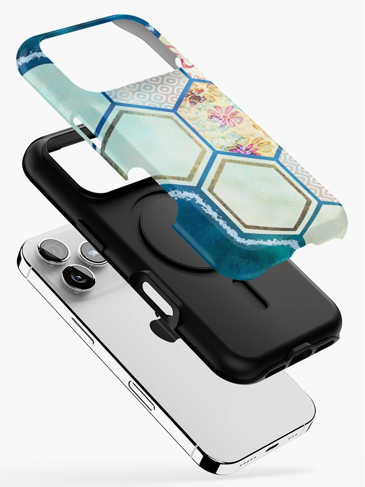 Thumbnail 2 of 4, iPhone Case, Blue pattern designed and sold by CreativeWorld96.