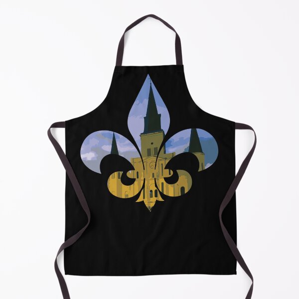 Item preview, New Orleans Jackson Square St. Louis Cathedral in Fleur De Lis designed and sold by BlackCoffeeCake.