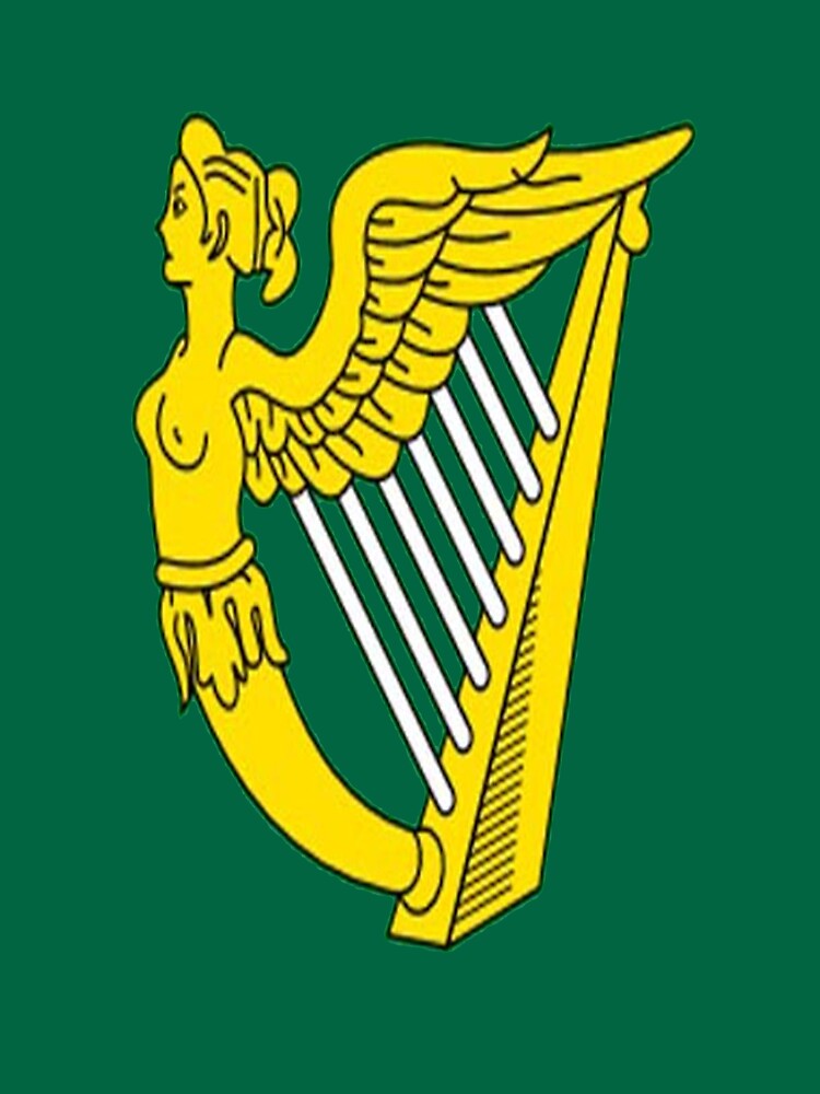 "IRISH HARP IRELAND GREEN GOLD" T-shirt for Sale by BelfastBoy