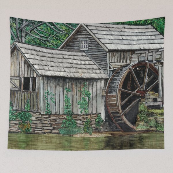 Item preview, Watermill designed and sold by Brenda Moszer.