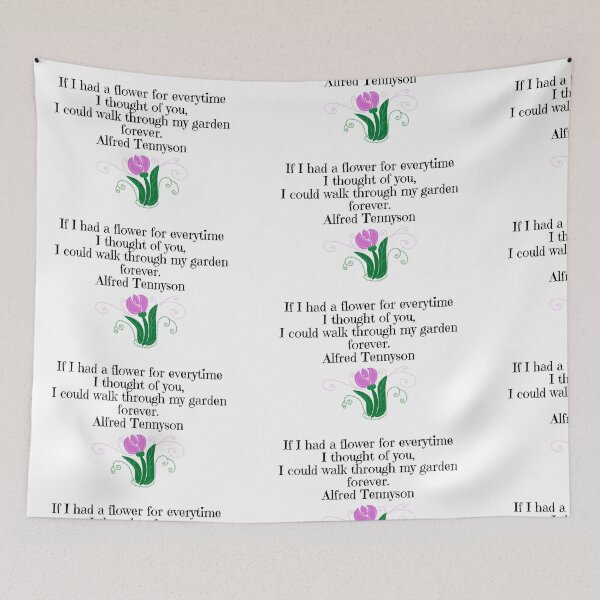 Item preview, Love and friendship quote from Alfred Tennyson designed and sold by E-Ocasio.