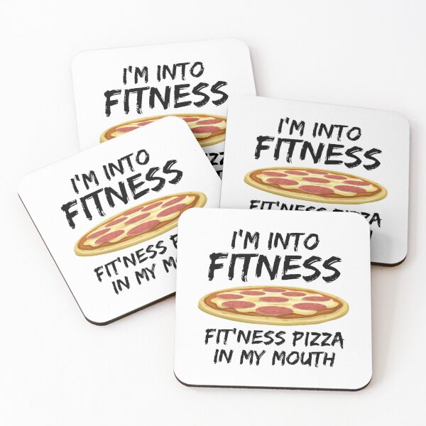 Item preview, I'm Into Fitness Fitness Pizza In My Mouth  designed and sold by Vanover Designs.