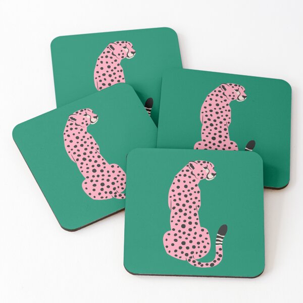 Item preview, Pink Leopard | African Cheetah | Tropical Pop Art designed and sold by karanwashere.