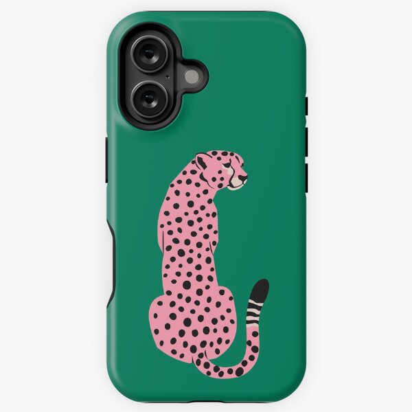 Item preview, Pink Leopard | African Cheetah | Tropical Pop Art designed and sold by karanwashere.