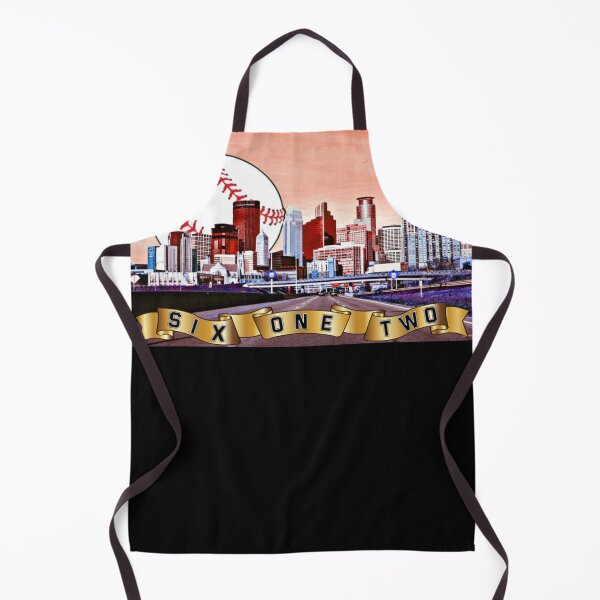 Item preview, Minneapolis Skyline Baseball Fan 612 Six One Two designed and sold by B1GSportswear.