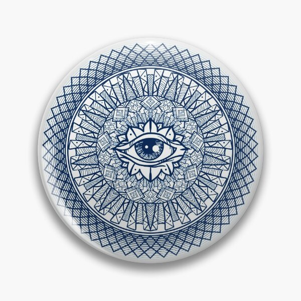 Item preview, Lines Circles with All Seeing Eye 9 designed and sold by serbyk.