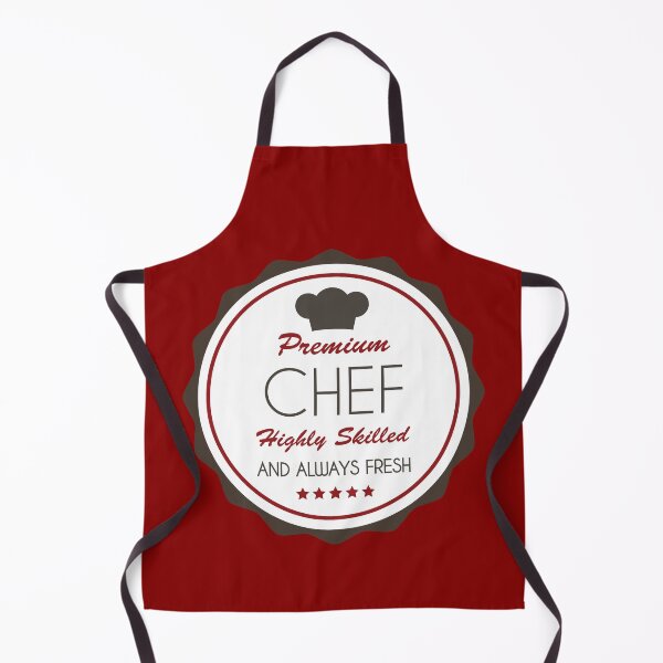 Cool Badge Design For Chefs, Cooks And Smutjes All Alike Apron