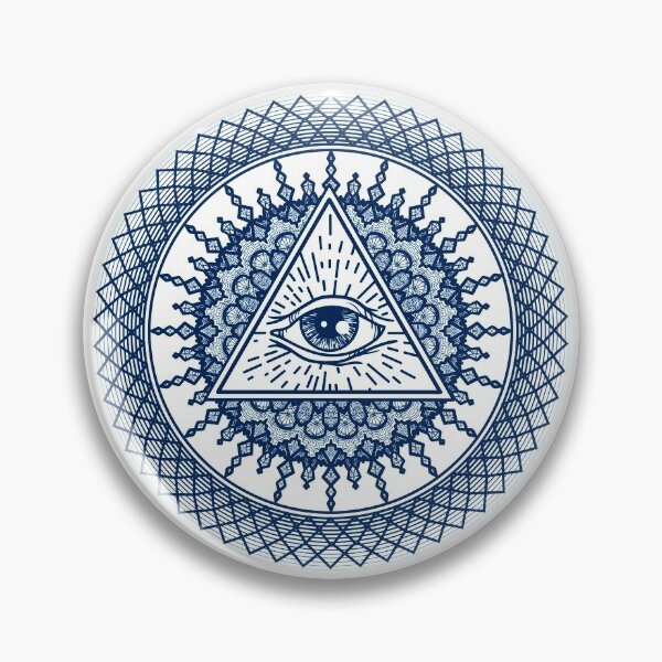 Item preview, Lines Circles with All Seeing Eye 10 designed and sold by serbyk.