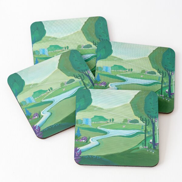 Item preview, fox in the landscape designed and sold by Jessica Hartshorn.