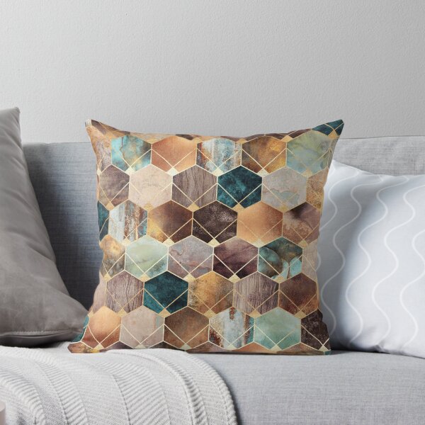 Item preview, Natural Hexagon And Diamonds designed and sold by Elisabeth Fredriksson.