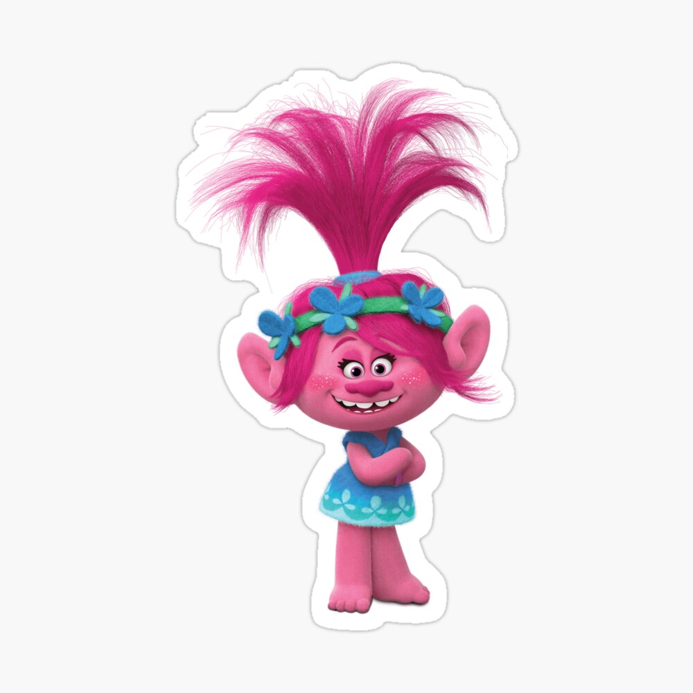 Trolls Bridget Lady Glitter Sparkles & Poppy Troll Figures