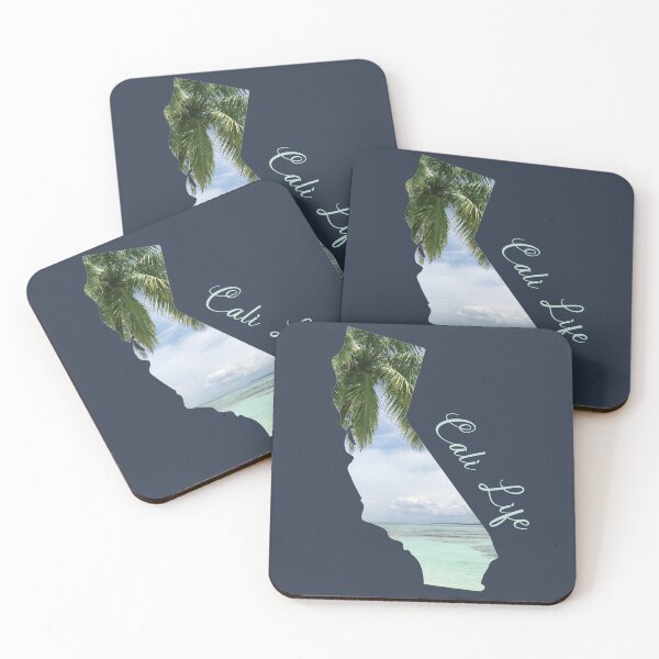 Item preview, Cali Life Beach in California Silhouette designed and sold by BlackCoffeeCake.