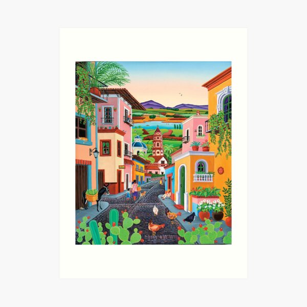Mi Pueblito Art Print