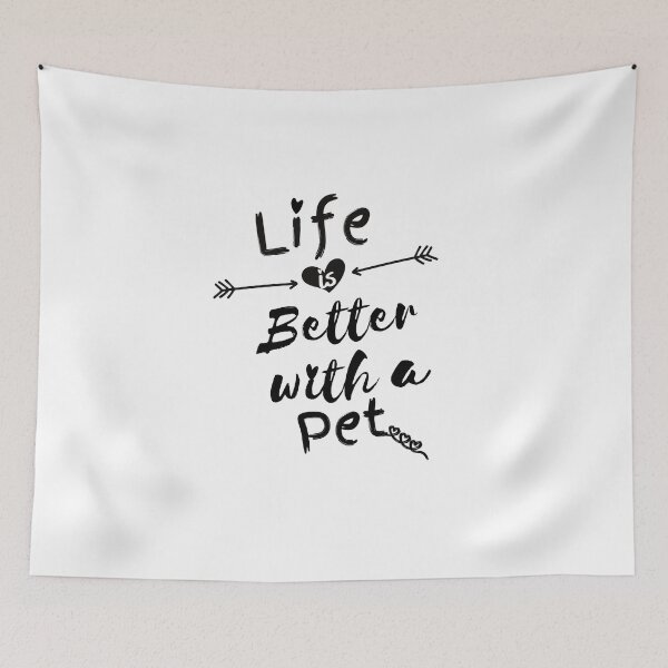 Item preview, Life is better with a pet Classic T-Shirt designed and sold by designedguide.