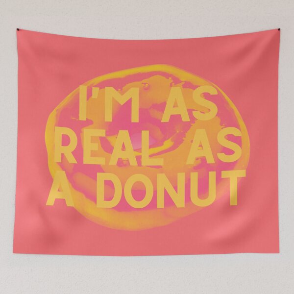 Item preview, Im As Real As A Donut // Once Upon A Time In Hollywood designed and sold by KylieBeth Designs.