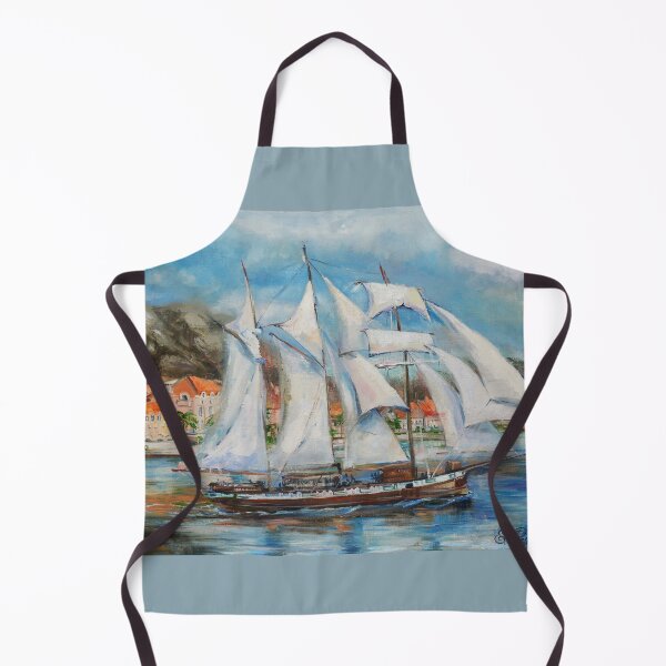 Item preview, Beautiful Brigantine, under the white sails. designed and sold by Elena Reutova.