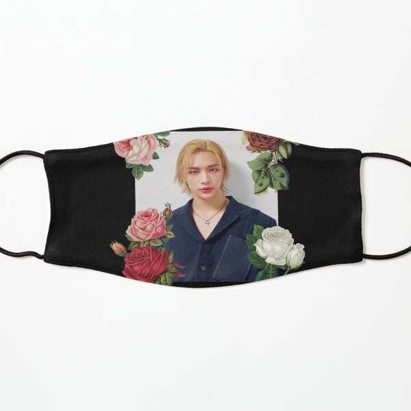 STRAY KIDS - Hyunjin avec des roses VINTAGE Cute Skz Masque enfant