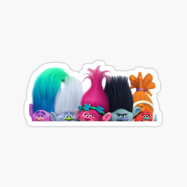 Trolls Peeping At Bridget Sticker For Sale By Alexandrayo Redbubble 