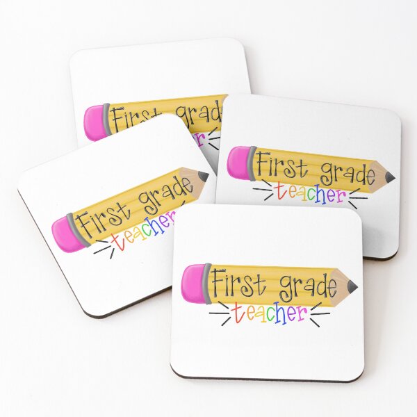 Item preview, First Grade Teacher pencil Art designed and sold by BrookeBrielle.