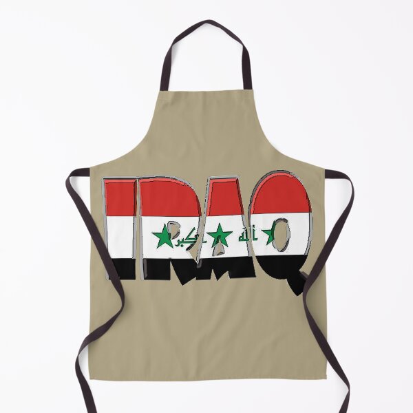 Item preview, Iraq Font With Iraqi Flag designed and sold by Havocgirl.