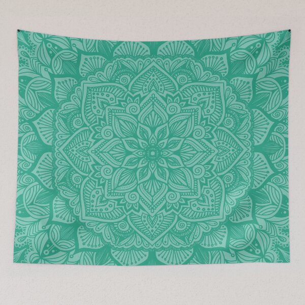 Item preview, Emerald Mandala 1 designed and sold by ColorObsession.