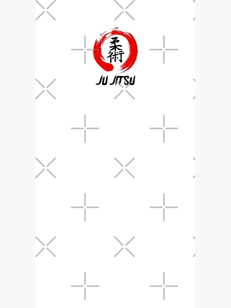 JuJitsu Kanji and red brush circle by DCornel