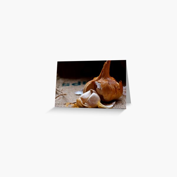 Vista previa del artículo con la obra «Smoked Garlic», diseñado y vendido por George Swann.
