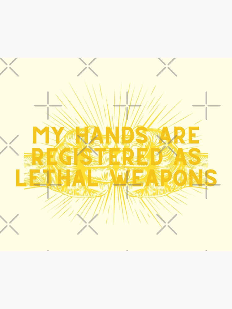 "My Hands Are Registered As Lethal Weapons // Once Upon A Time In
