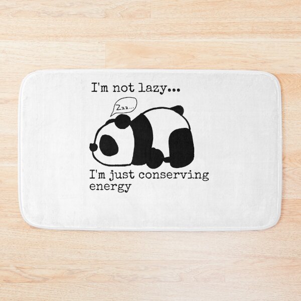 Item preview, Im Not lazy panda  designed and sold by BMKrolik.