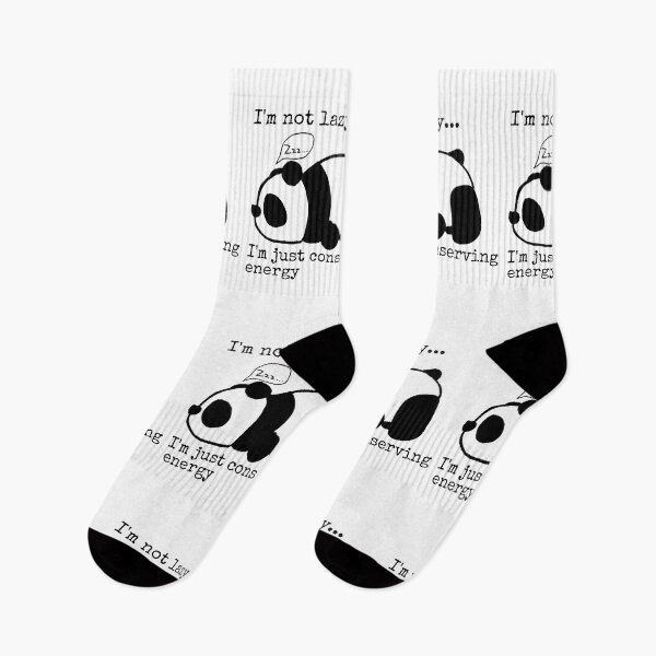 Item preview, Im Not lazy panda  designed and sold by BMKrolik.