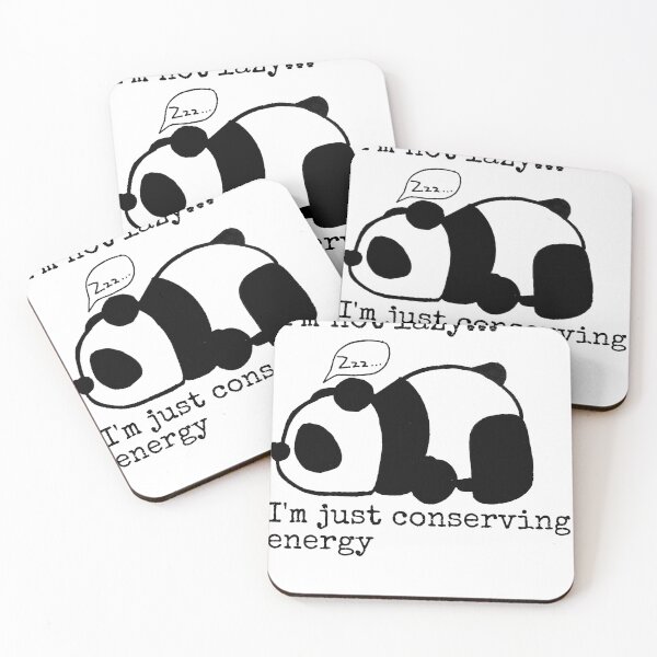 Item preview, Im Not lazy panda  designed and sold by BMKrolik.