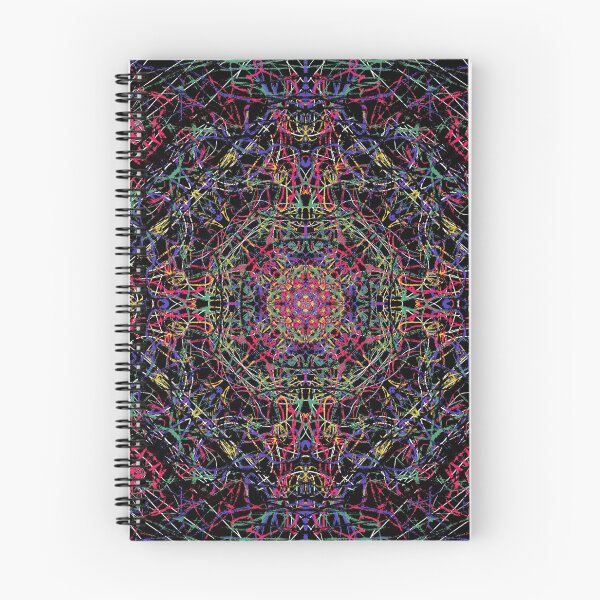 Item preview, Neon black radial symmetry designed and sold by AudreyBagelArt.