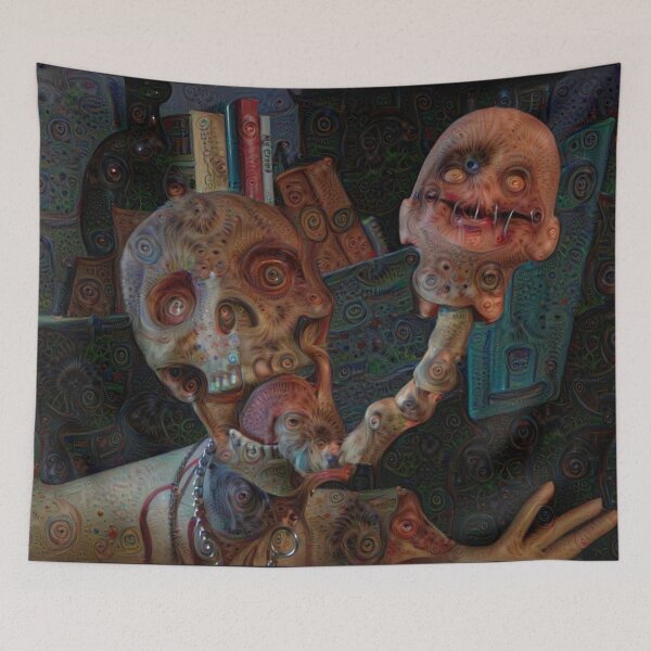 Item preview, Nightmare Creature in the Livingroom  designed and sold by triciakitty.