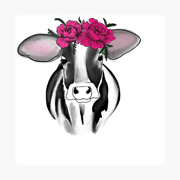 Free Free 295 Cow With Flower Crown Svg Free SVG PNG EPS DXF File