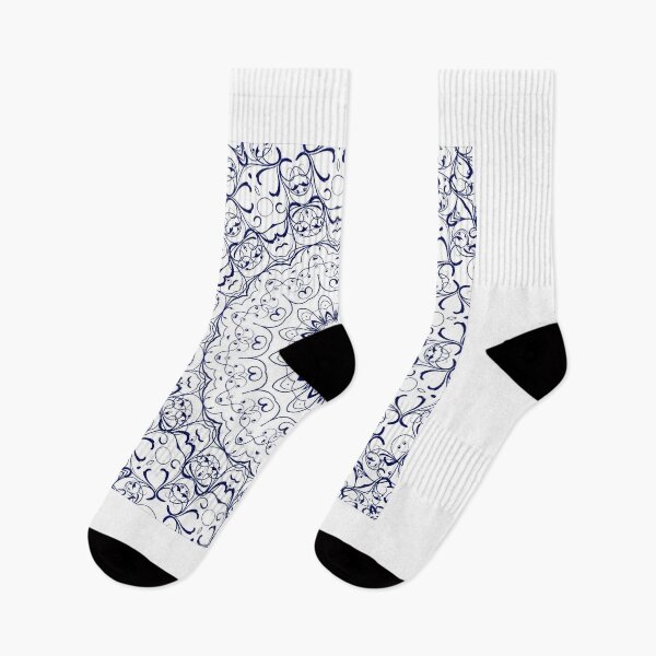 Item preview, Blue White Lace Pattern designed and sold by robspencer.
