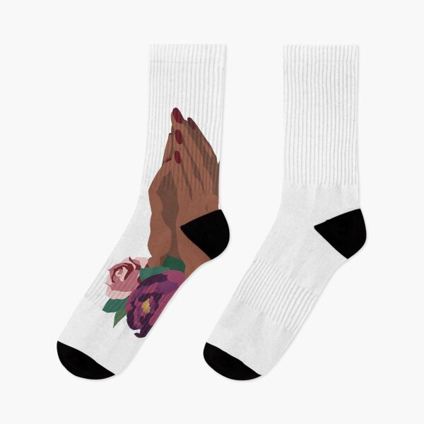 Item preview, Praying hands with flowers designed and sold by RIOGRAPHIC.
