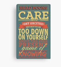 The Ever Present Game of Knowing Canvas Print