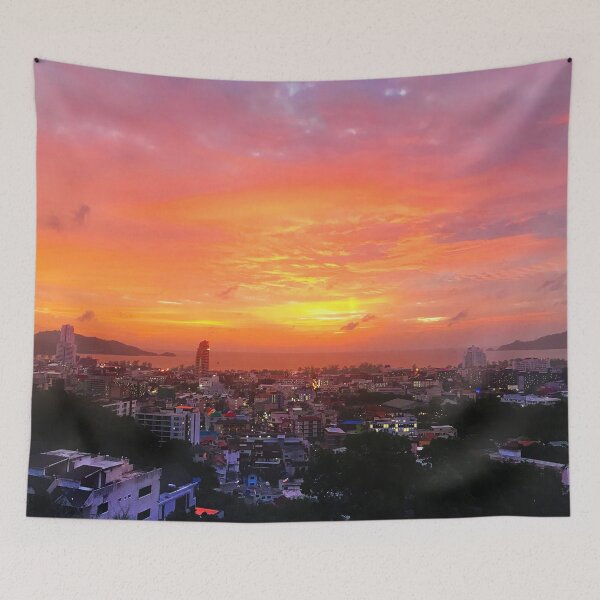 Item preview, Tropical Sunset at Patong Beach Phuket Thailand designed and sold by parest.