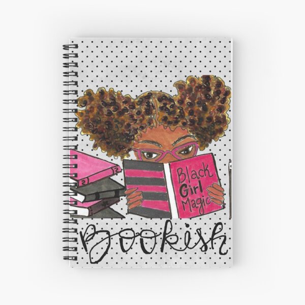 Item preview,  Bookish Black Girl Magic With Grey Dots designed and sold by Graced With Blackness.