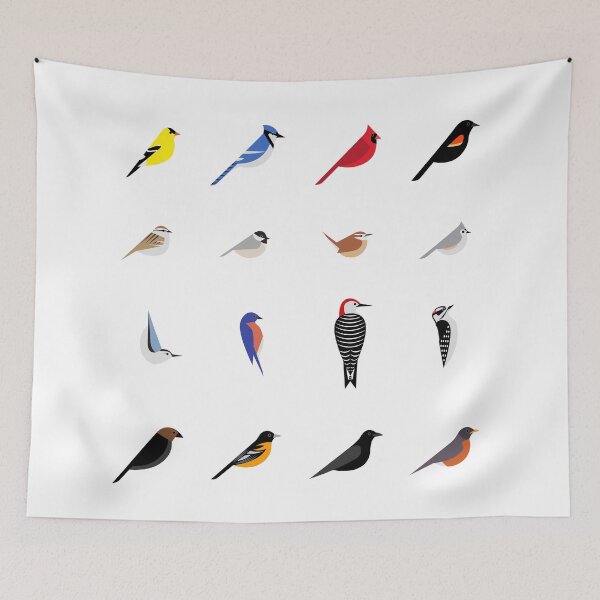 Item preview, Common Backyard Birds of North America  designed and sold by jspiggle.
