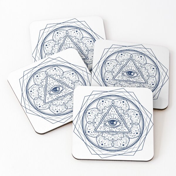 Item preview, Lines Circles with All Seeing Eye 26 designed and sold by serbyk.