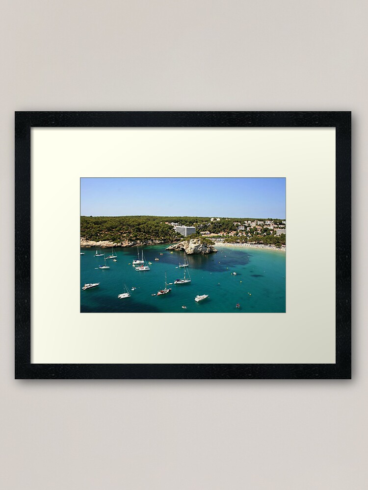 Alternate view of Cala Galdana, Menorca Framed Art Print