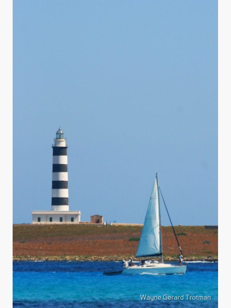 Lighthouse & Boat, Menorca by redmoondragon