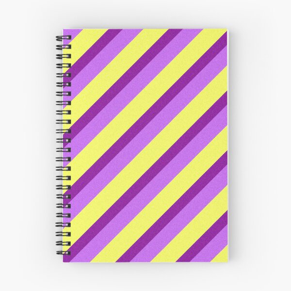 Item preview, Complimentary Stripey Diagonal Pattern - Purple Yellow Colors designed and sold by Wizzles Emporium.