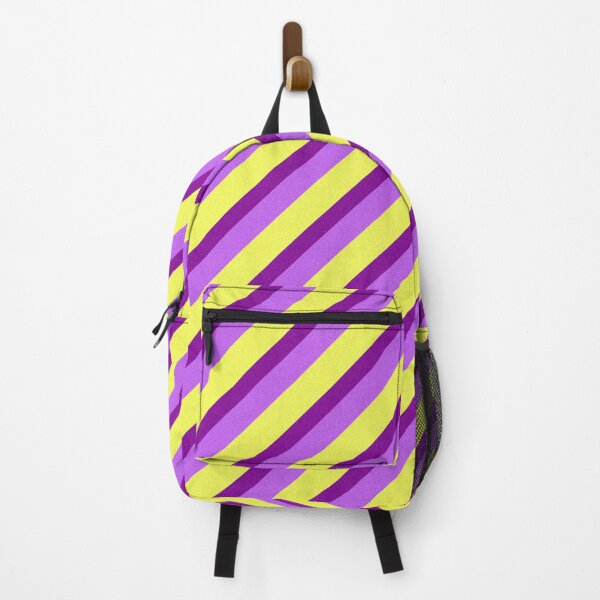 Item preview, Complimentary Stripey Diagonal Pattern - Purple Yellow Colors designed and sold by Wizzles Emporium.
