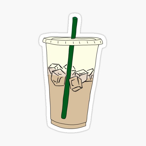 Sticker Iced Coffee Redbubble